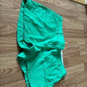 J. Crew Vibrant Green Shorts